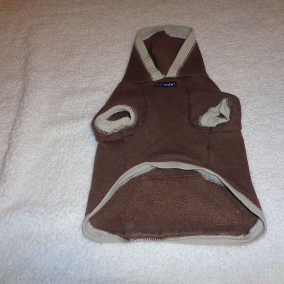 Pup Crew Dogs Brown Hoodie. Size Medium - Picture 3 of 7